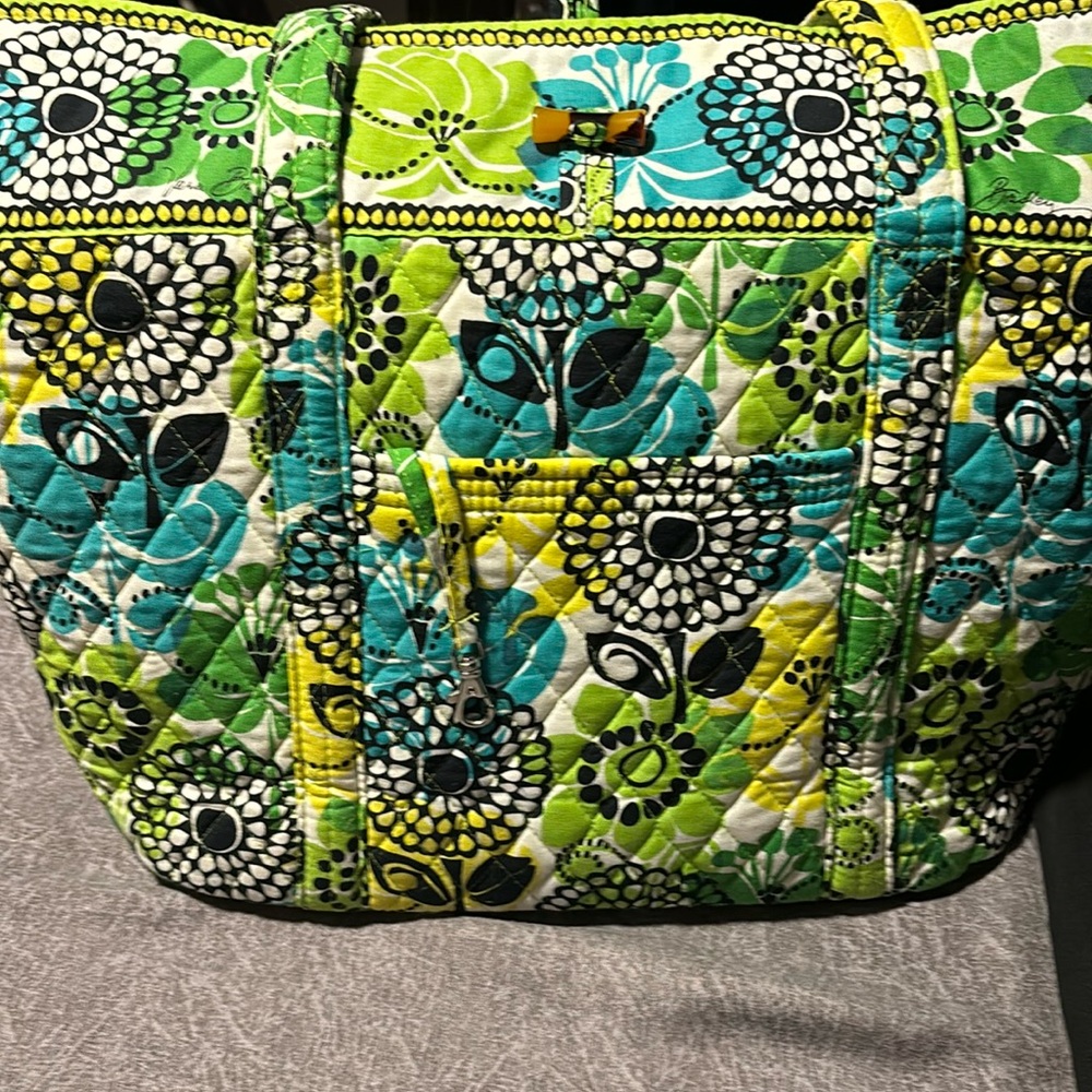 Vera Bradley quilted tote, very good condition